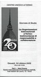 le organizzazioni internazionali a torino 20 anni